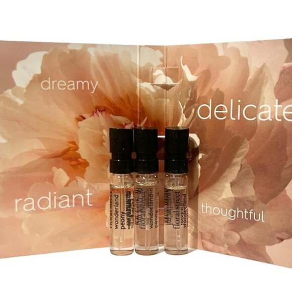 3X Floral Street  Wonderland Peony EDP Trial Spray Vial .05oz/1.5ml NEW - Picture 2 of 3
